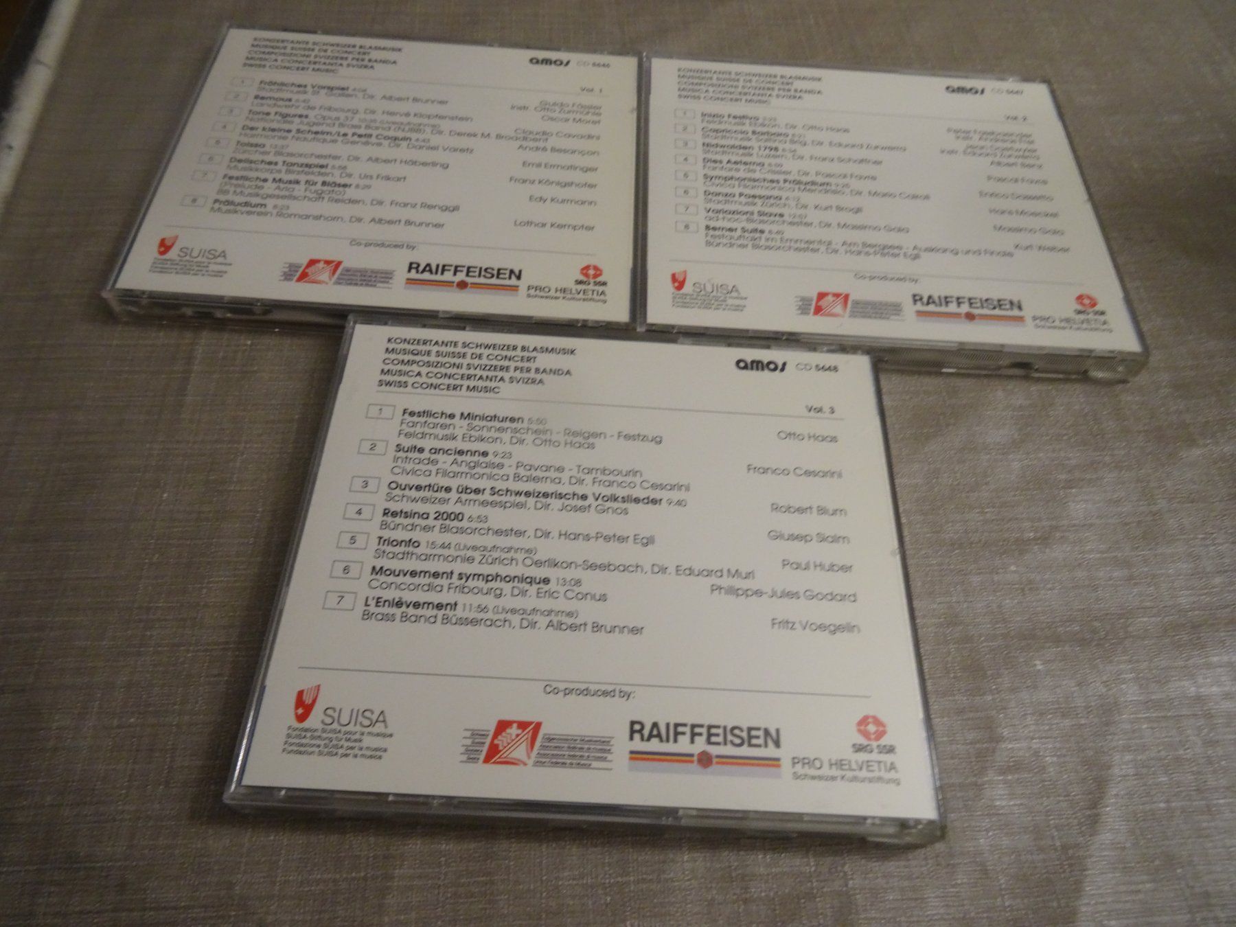 CD: Konzertante Schweizer Blasmusik CDs Vol. 1-3 CD – Usato da Olten venduto da Disc-Ausverkauf 1