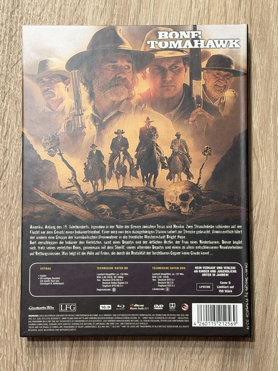Alle DVDs: Bone Tomahawk Mediabook – Neu (gemäss Beschreibung) aus Stein am Rhein von ricks0r 1