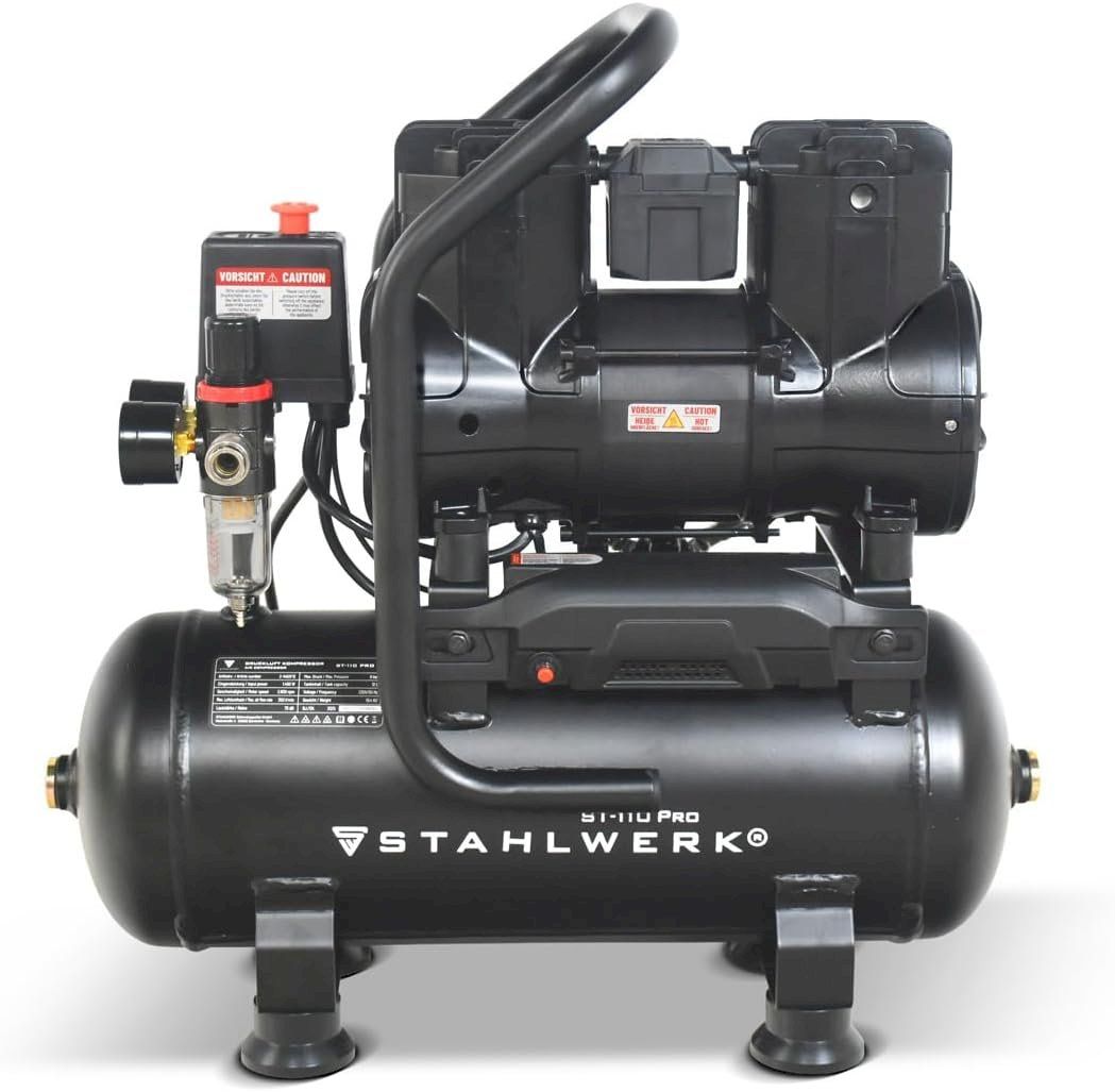 Compressori: STAHLWERK ST-110 Pro Kompressor 8bar 10L – Nuovo e nell'imballaggio originale da Bottighofen venduto da zaap 2