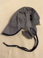Babymütze Sonnenhut mit Bändel Mütze Hut Sonnenmütze 45 / 47