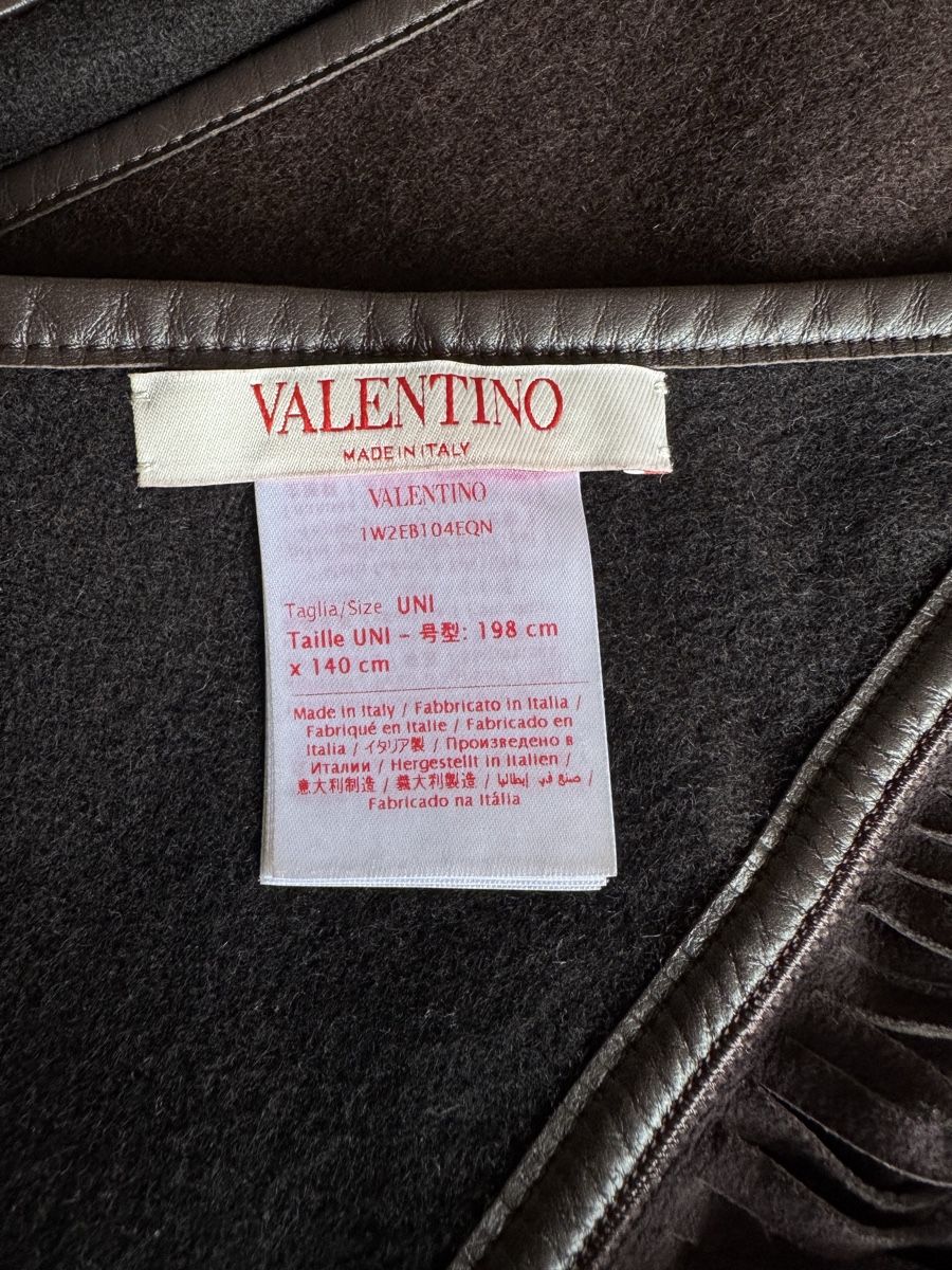 Valentino Altro in Moda donna: Poncho Valentino Cachemire/Cuir Franges, Taille U – Nuovo (secondo la descrizione) da Morges venduto da sandy069 2