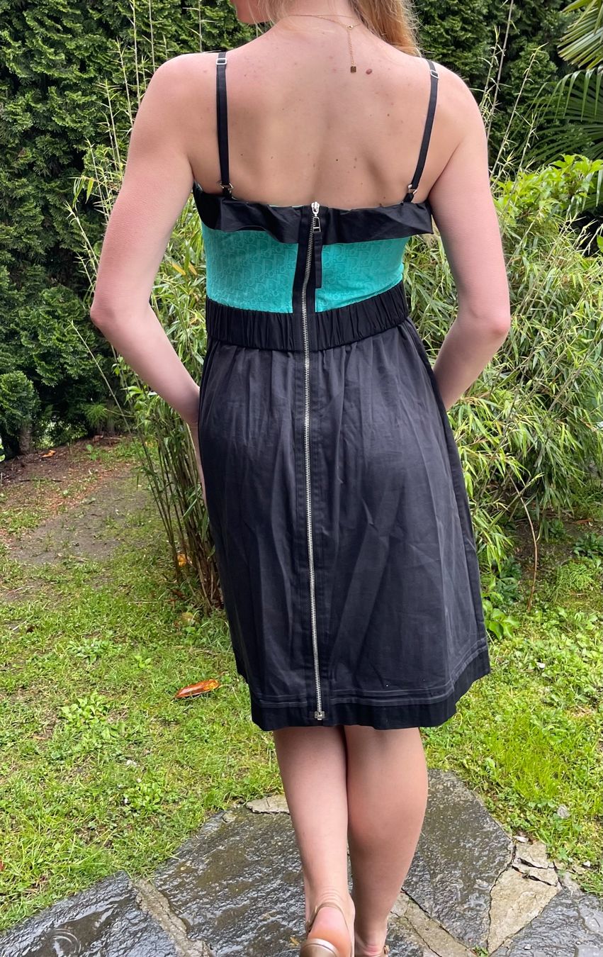 Kleider: Chic Vestito di cotone con corsetto verde-M/L – Gebraucht aus Gordevio von LanaZimm 7