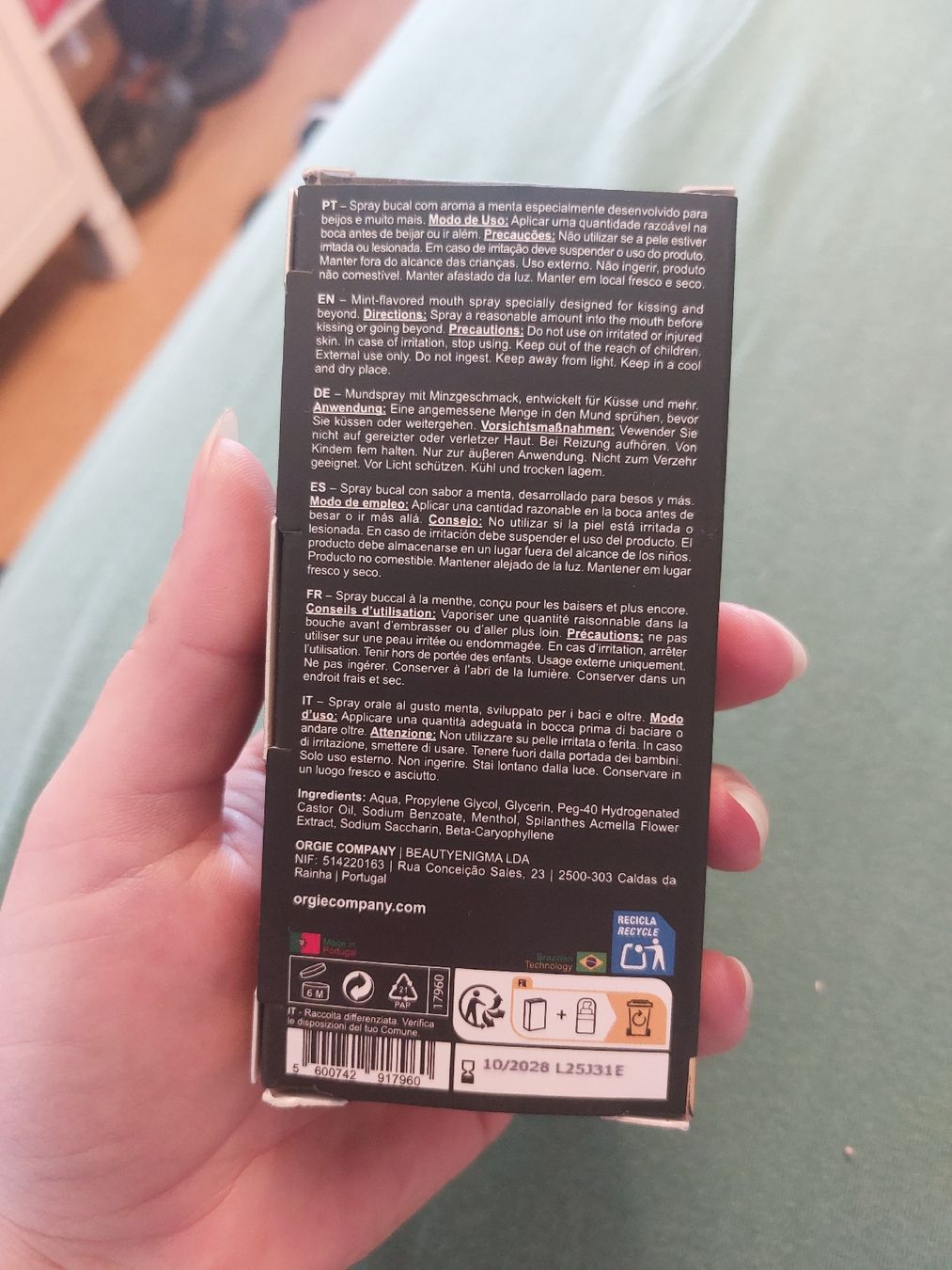 Prodotti di pulizia: Orgie Oral Ease Deepthroat Spray – Nuovo (secondo la descrizione) da Gwatt (Thun) venduto da B.D.999 1