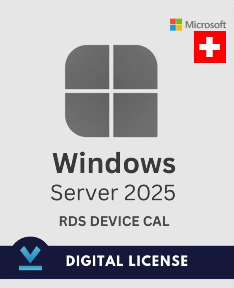 Software: Microsoft Windows Server 2025 Lizenz für RDS 50 Device – Nuovo (secondo la descrizione) da Rümlang venduto da Swiss_Flash_Deal