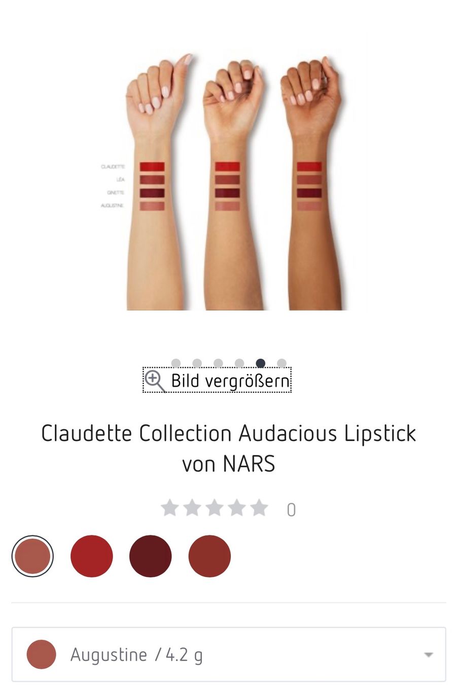Nars Make-up: LIMITIERTER NARS AUDACIOUS CLAUDETTE LADENPREIS CHF38.90 NEU – Nuovo e nell'imballaggio originale da Zürich venduto da deruja 7