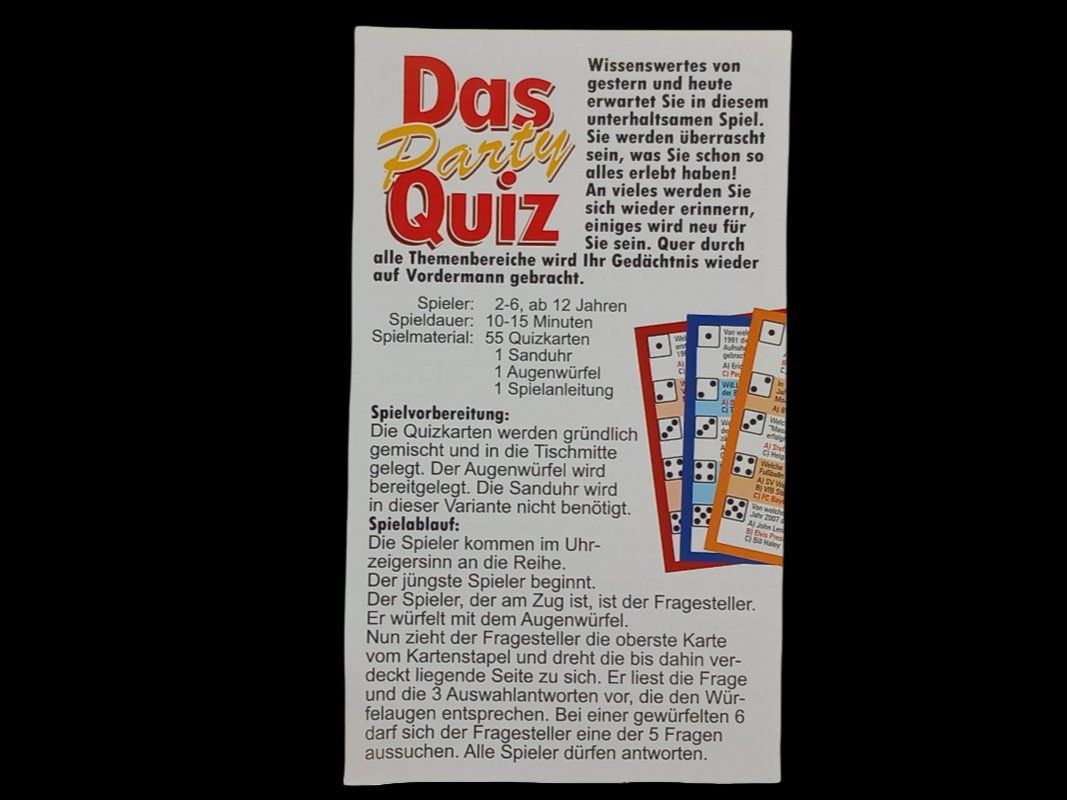 Giochi: PETER SCHURZMANN Ü40 Party Quiz – Nuovo (secondo la descrizione) da Hünenberg venduto da Restwert_Zug 7