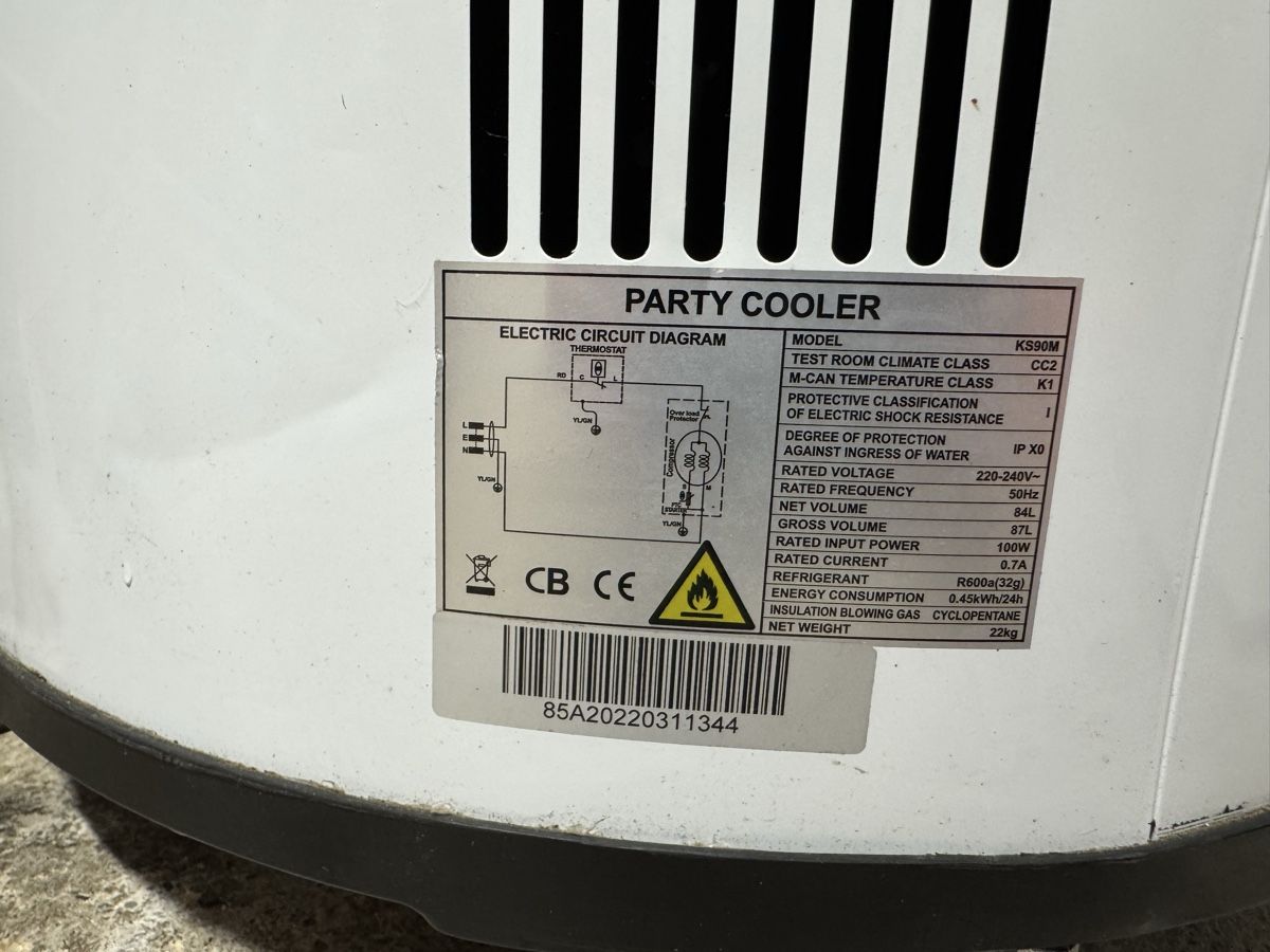 Frigoriferi: Kibernetik KS90M Party Cooler – Usato da Bleienbach venduto da mat_hvb9 2