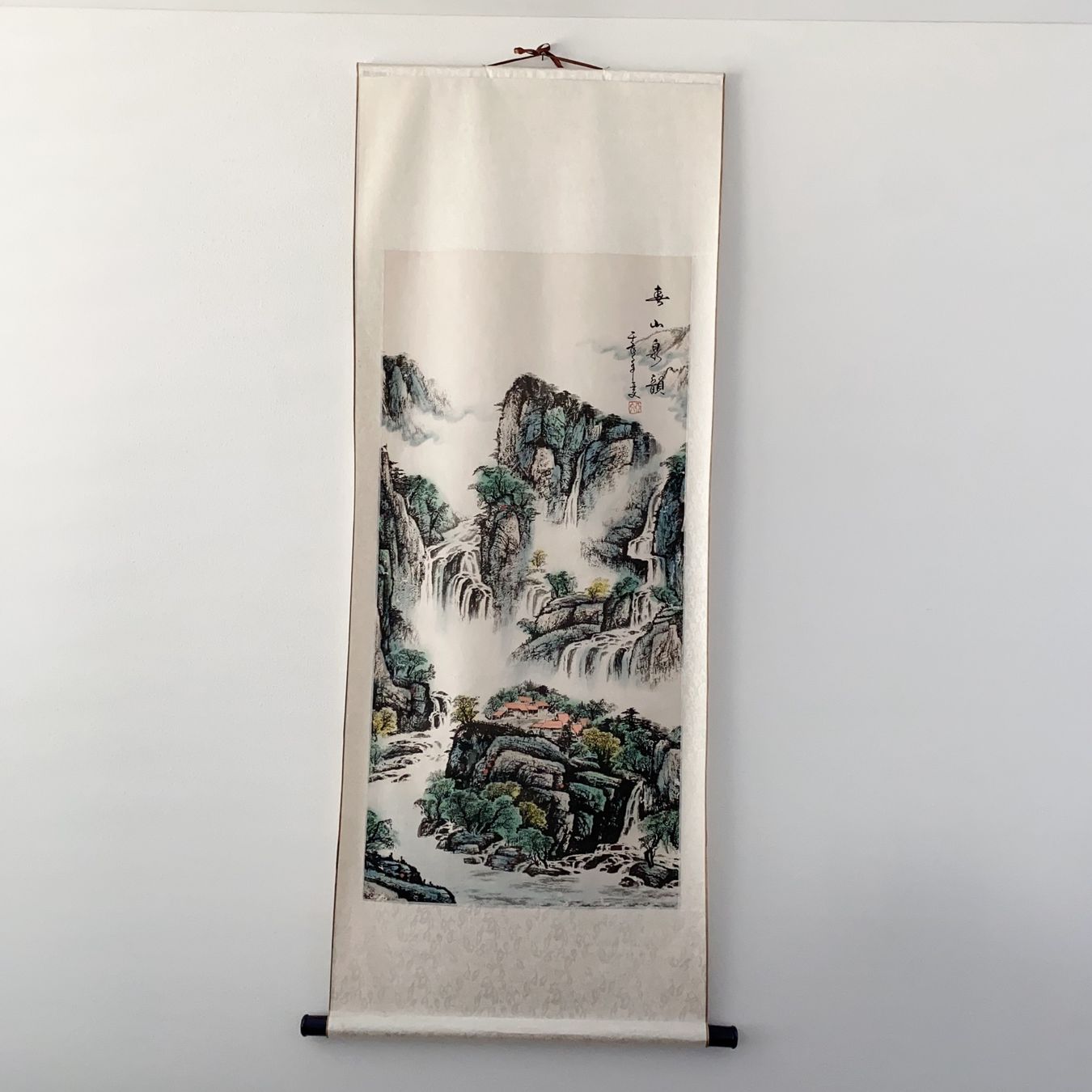 Dipinti: Chinesische Rollbild Wasserfall Landschaft Malerei – Nuovo e nell'imballaggio originale da Luzern venduto da Felicita_26