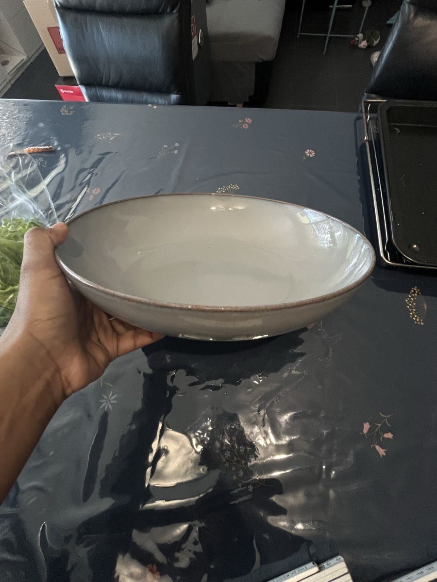 Ciotole: Grosser Salatteller / Servierteller, Durchmesser 34cm – Nuovo (secondo la descrizione) da Lyss venduto da MrsRosalie484