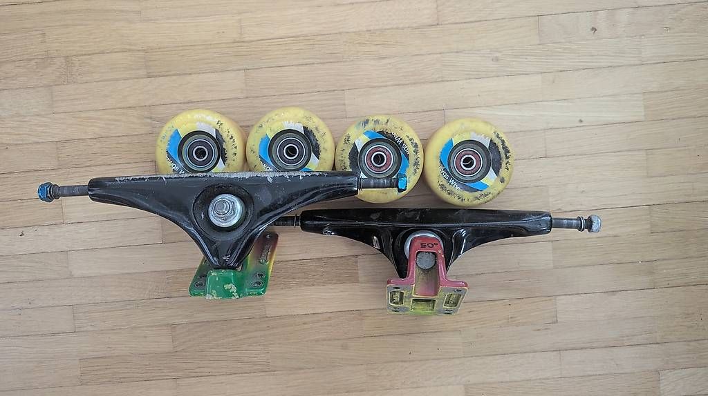 Skateboards: Longboard Achsen + Wheels – Usato da Zofingen venduto da D3NIS12 2