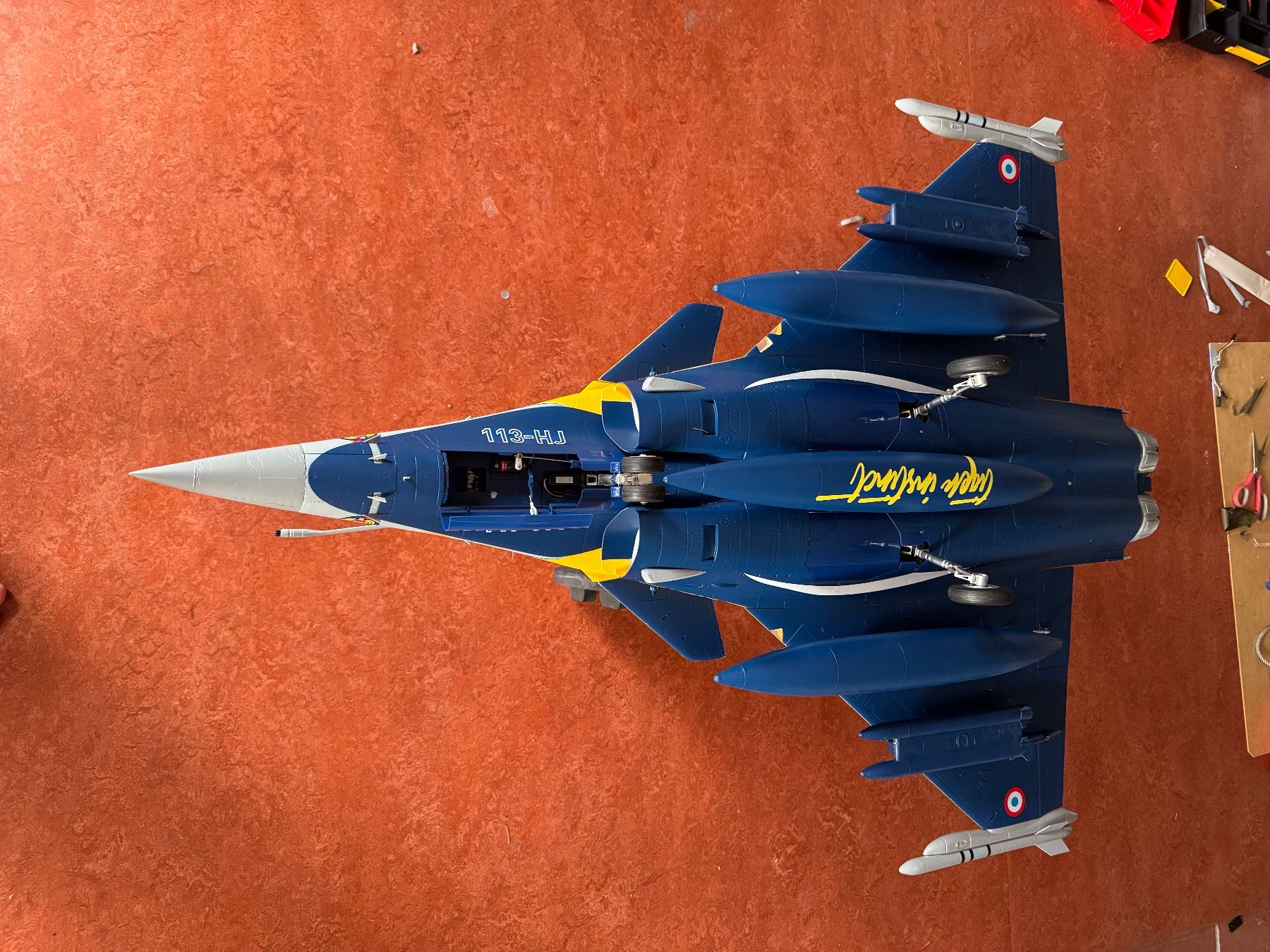 RC Flugzeug FMS Dassault Rafale 80mm EDF inkl. Reflex Gyro (Gebraucht ...