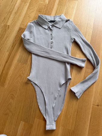Zara Body, Langarm, Gr. S, Beige, Top Zustand