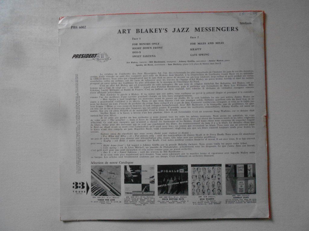 Dischi in vinile: ART BLAKEY'S JAZZ MESSENGERS – Usato da Bex venduto da Giorgiob 1