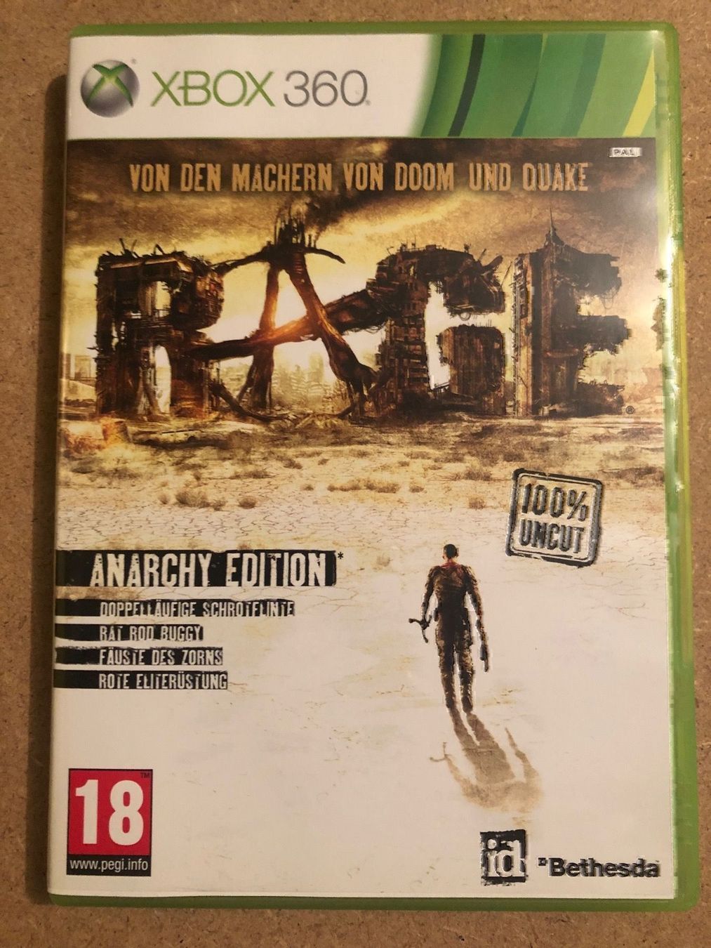 Spiele: Rage für Xbox 360 – Gebraucht aus Kestenholz von Mad18