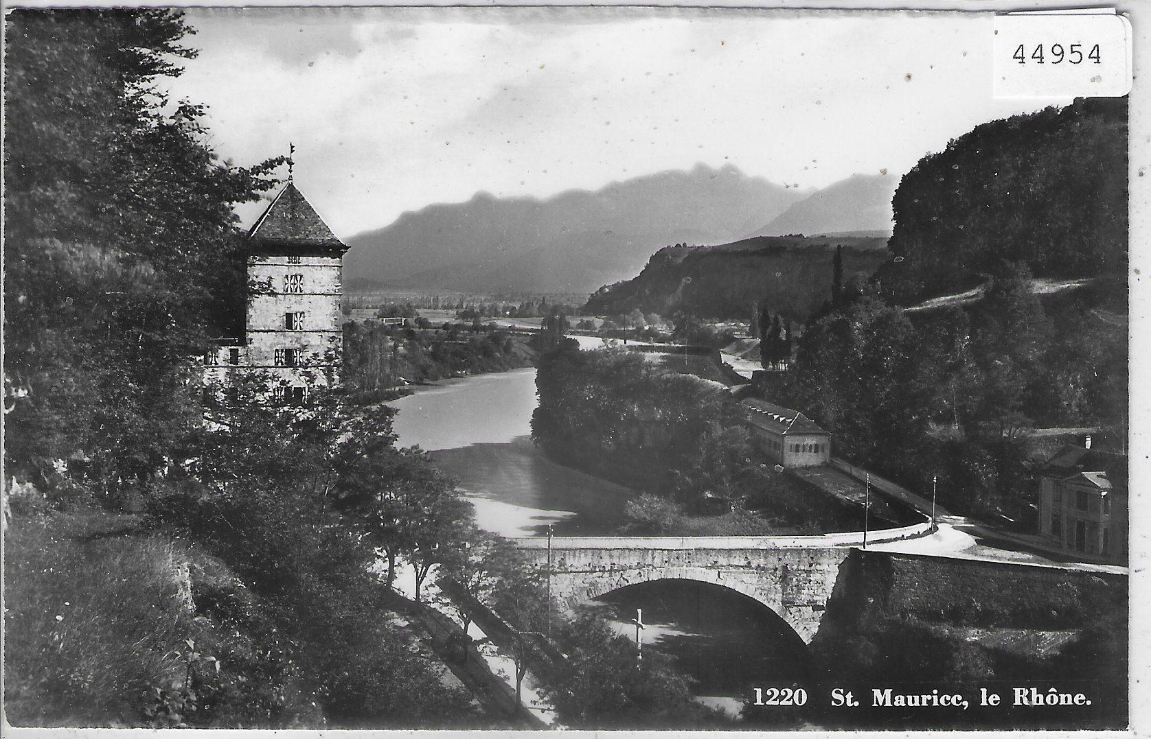 Cartes postales: St. Maurice, le Rhone – D'occasion à Ettingen par Kartenplanet