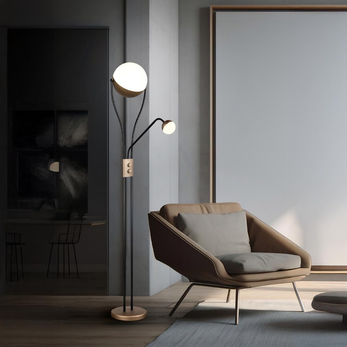 Lampen: LED Stehleuchte, Leselicht, 180 cm Höhe – Neu (gemäss Beschreibung) aus Kreuzlingen von Smart-Light 2