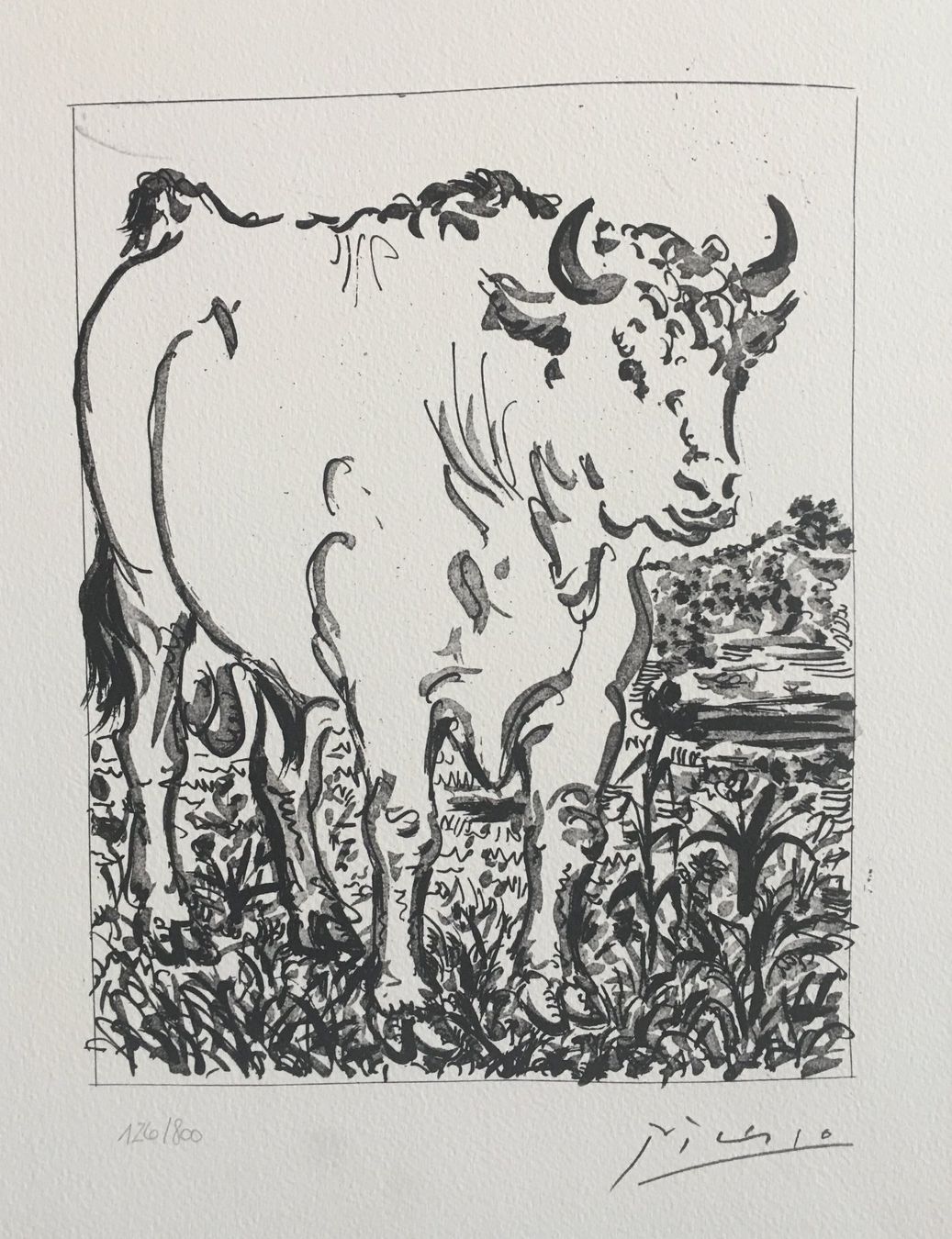 Grafica & Litografie: Pablo Picasso   Buffon Zyklus   "Le Boeuf"    Lithographie – Nuovo e nell'imballaggio originale da Nennigkofen venduto da Sommersonnen 3