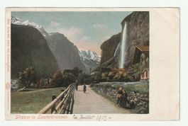 1903 AK Nostalgie-Gruss aus Lauterbrunnen, Bern