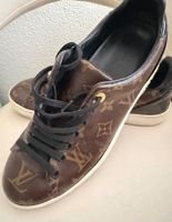Louis Vuitton Sneaker Mono Leder Grösse  37
