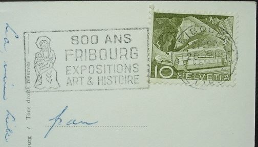Cartes postales: Fribourg Monastère de la Visitation – D'occasion à Jona par philajona 1