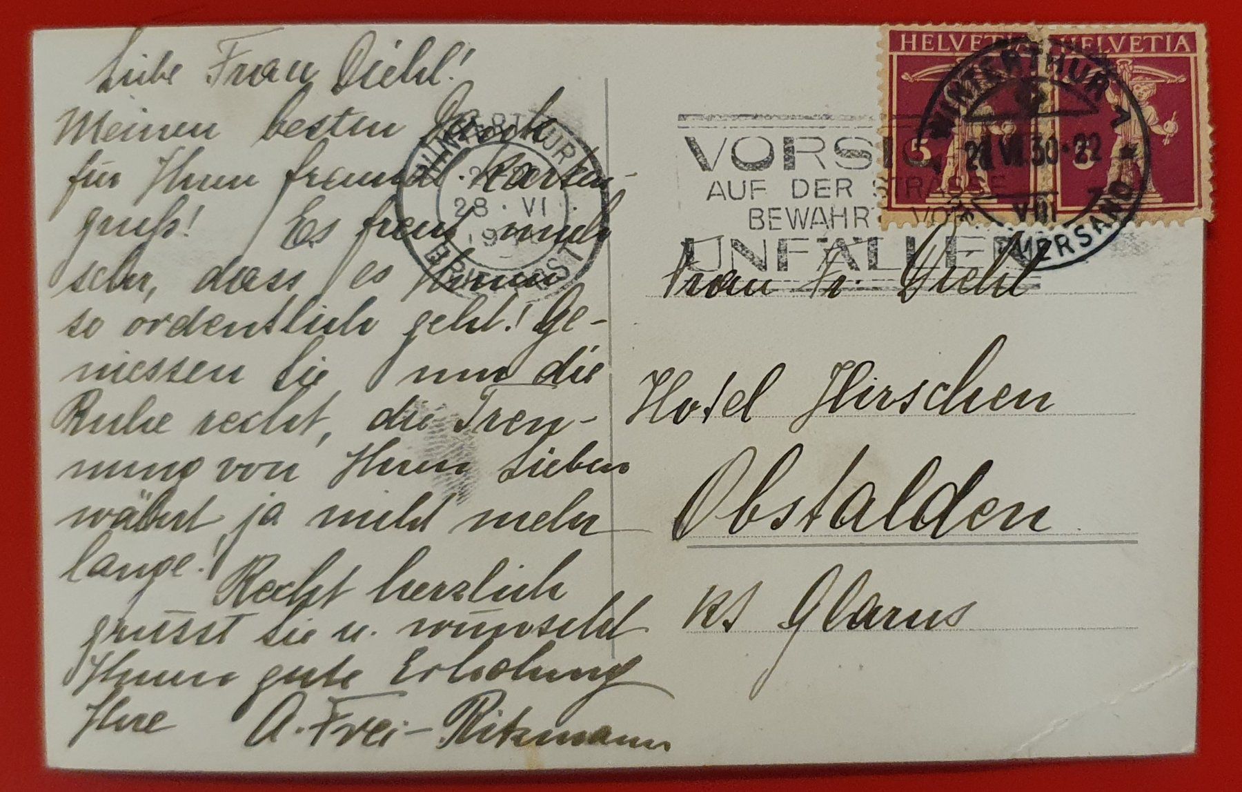 Cartoline postali: Winterthur und Veltheim 1930 – Usato da Kreuzlingen venduto da Rschweiz1 1