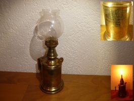 Antike seltene Lampe-Olympe 1860 garantie Veritable mit Glas