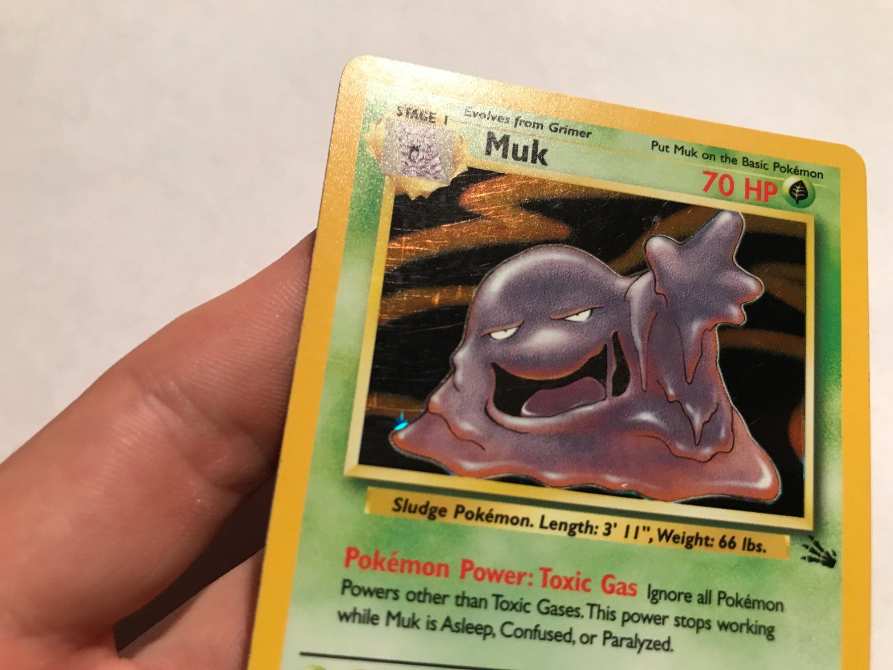 Pokémon Carte collezionabili: Muk holo Fossil EN – Usato da Hagendorn venduto da Pokecollectorch 2