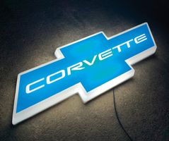 CORVETTE LED Leuchtreklame Vintage Style