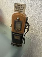 Vintage Decorative Petrol Station Medal Model Pump - Taken