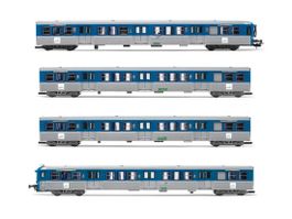 Jouef HJ4185 Personenwagenset RIO 77 SNCF 4x in OVP