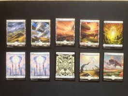 Magic The Gathering full art lands