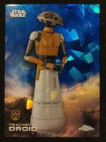 Teacher Droid Debut Card 2025 Topps Chrome Sapphire Star War