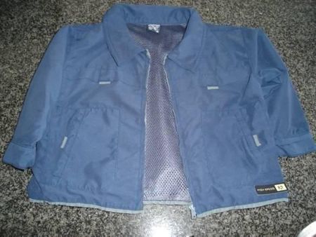 Lässige Übergangs-Knaben-Jacke marine
