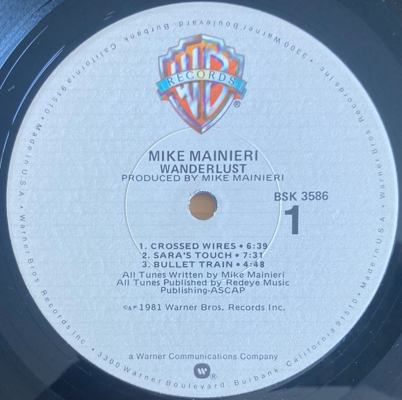 Vinyles: MIKE MAINIERI - WANDERLUST – D'occasion à Poliez-Pittet par Newtown-Records 3