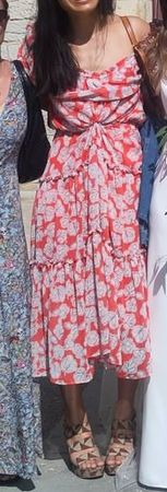 Robe fleur longue Tommy Hilfiger Taille M