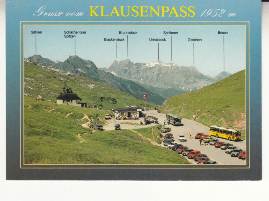 Ansichtskarten: Klausenpass ca. 1970 – Gebraucht aus Bürglen TG von StampGraf
