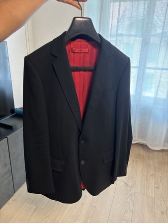 HUGO BOSS Anzug Jacke Hose schwarz Grösse 44