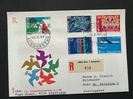 CH  Erstagsbrief Phil Swiss 1969   (M418)