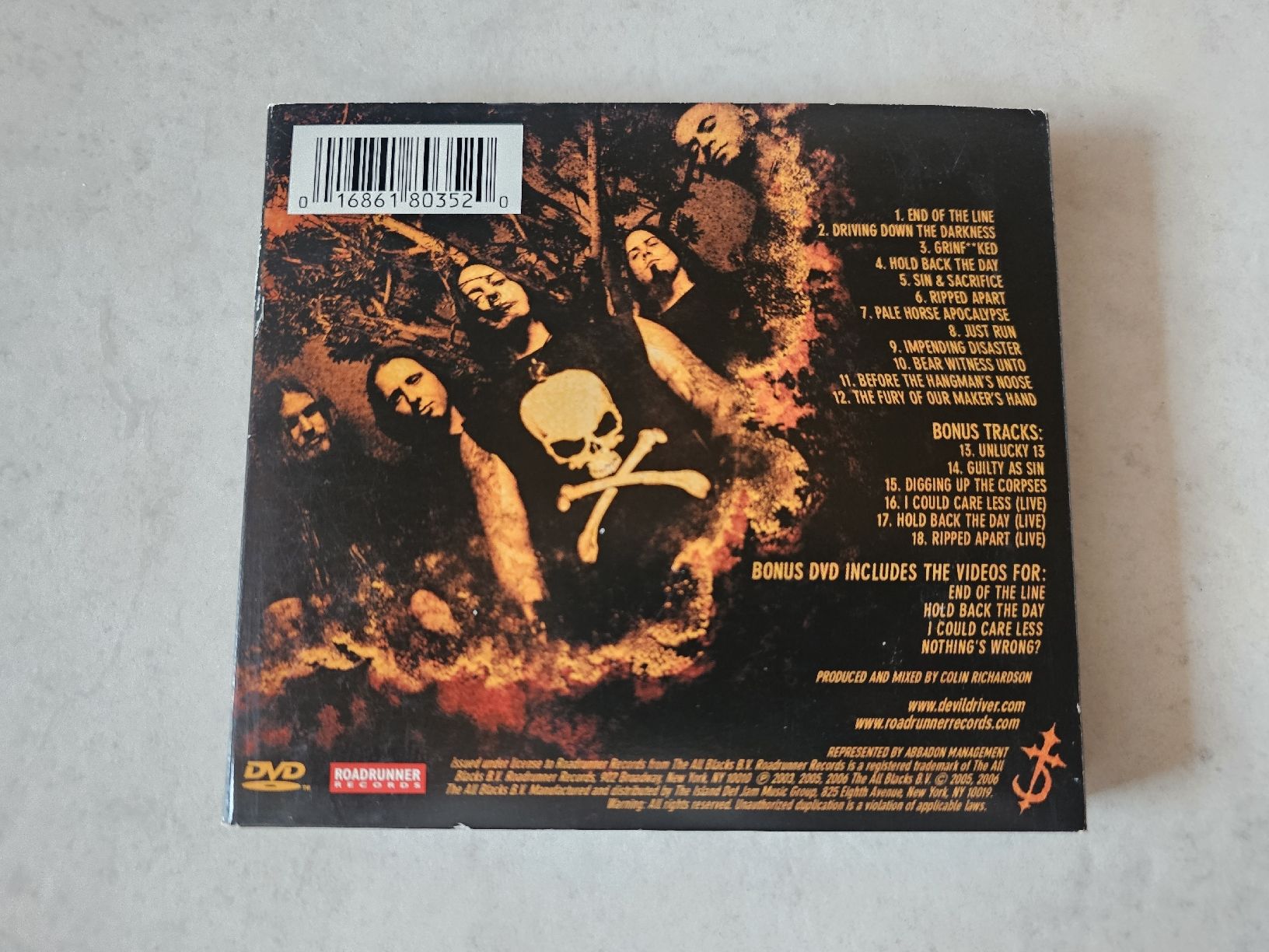 CD: Devildriver  -  The Fury Of Our Maker's Hand / CD + DVD – Usato da Schneisingen venduto da backstore24 1