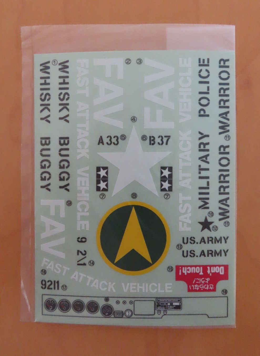 Tamiya Modellismo RC: Tamiya RC Decal 58046 Fast Attack 1984 – Nuovo e nell'imballaggio originale da Horgen venduto da Tenere24 1