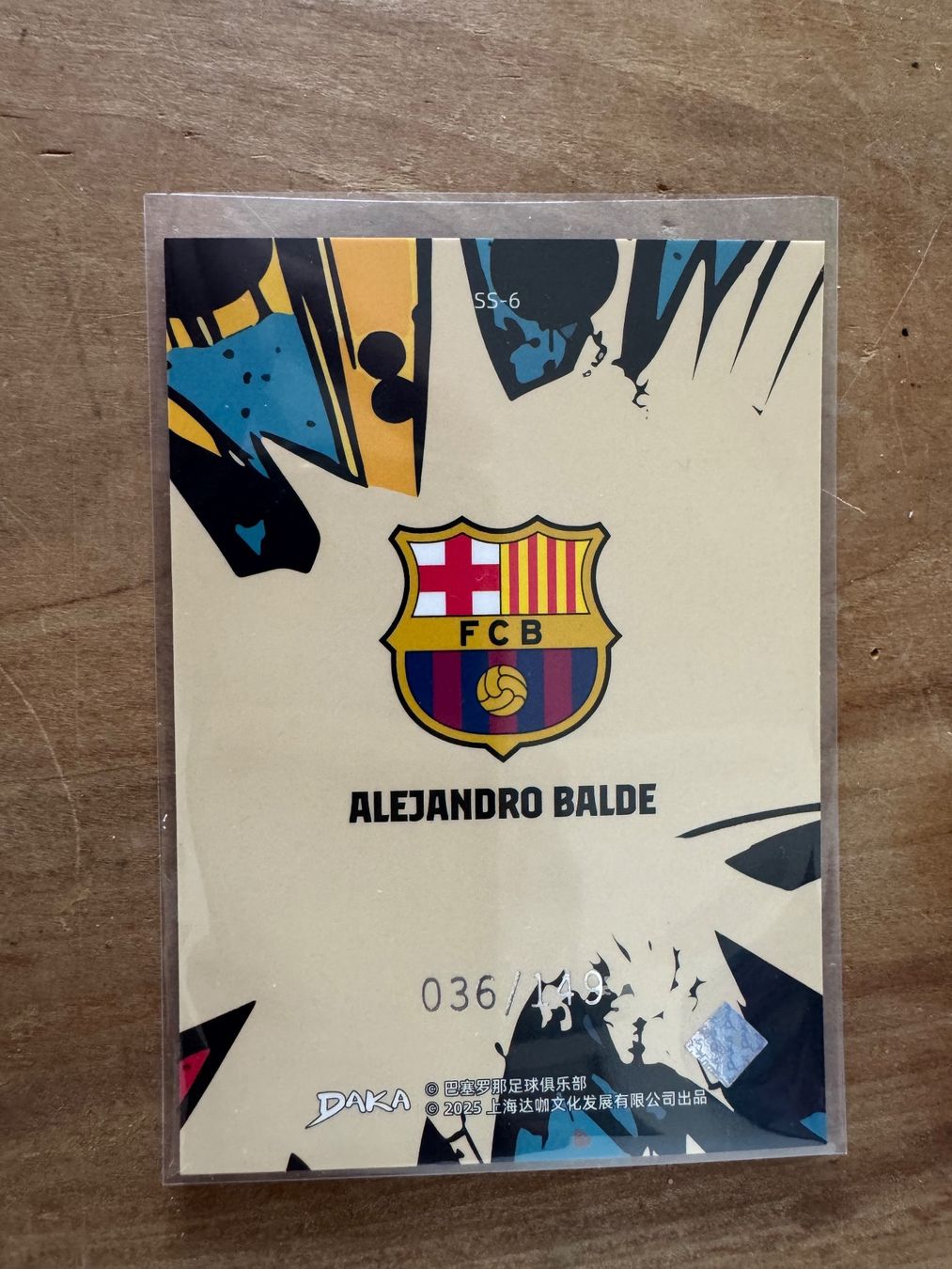 Carte collezionabili: FC Barcelona - Alejandro Balde - Daka 2025 - 036/149 – Usato da Stettlen venduto da DieTaube2.0 1