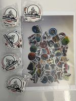 Mountainbike Sticker Set Aufkleber für Velo und MTB