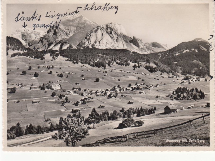 Cartoline postali: Wildhaus 1948 – Usato da Bürglen TG venduto da StampGraf