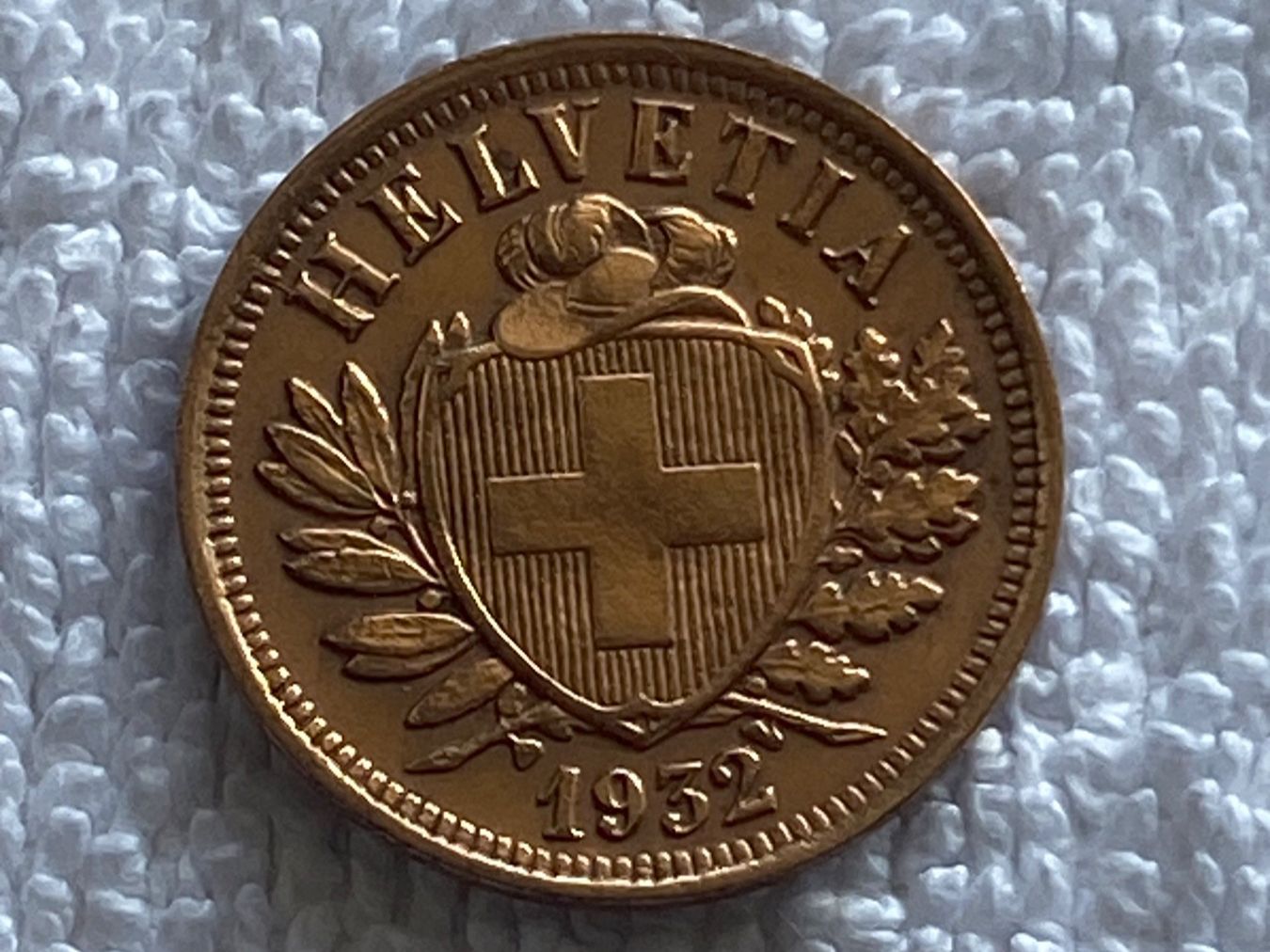 Tutti le monete: 2 centimes/rappen 1932 – Usato da Nyon venduto da Ilmi09
