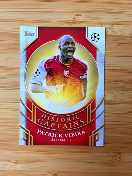 Topps UCC 24/25 - Buffon / Vieira - Historic Captains Set x2 (Neu ...