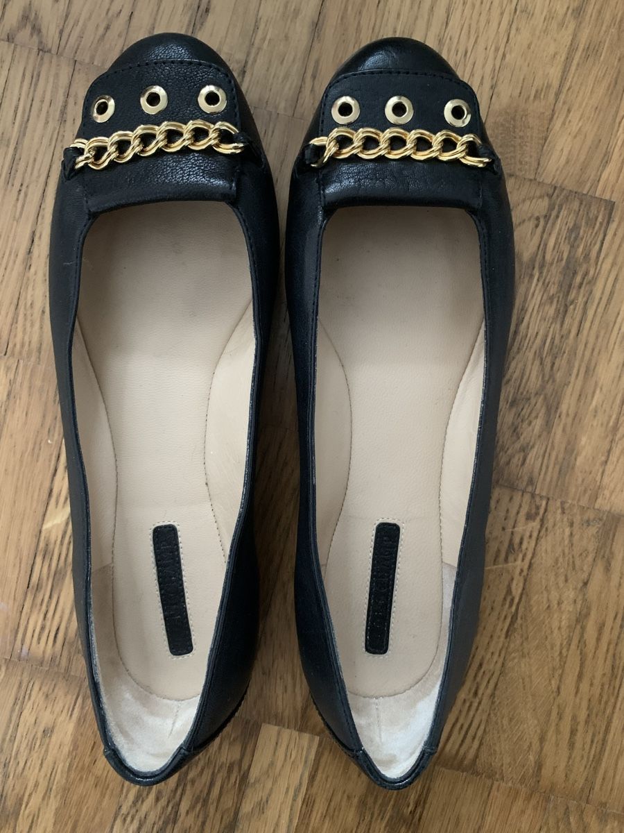 Scarpe da donna: Longchamp leder ballerinas schwarz – Usato da Zürich venduto da Nikuska32