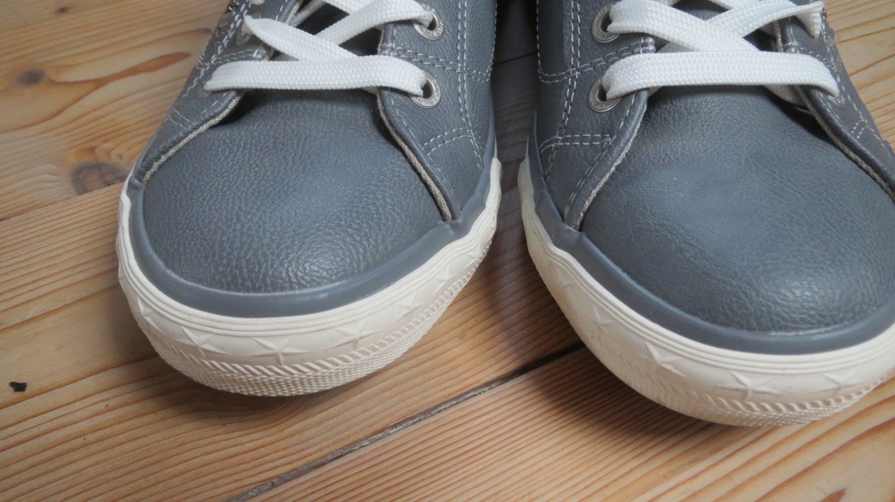 Mustang Scarpe da donna: Mustang - Graue Sommer-Sneakers – Usato da Utzenstorf venduto da plus01 4