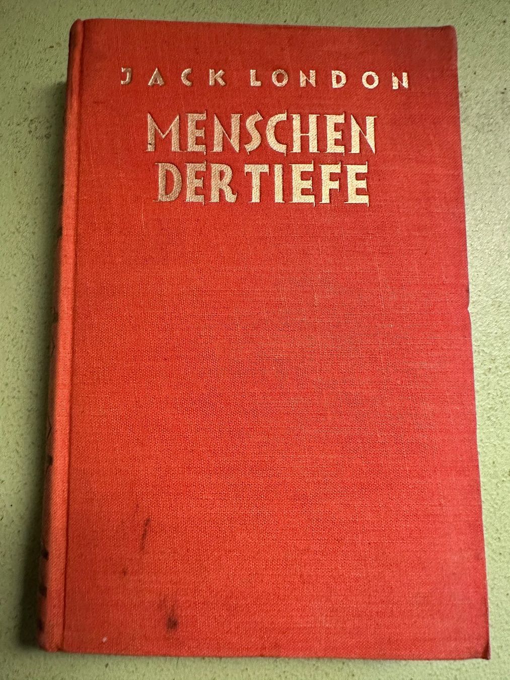 Libri: Jack London: Menschen der Tiefe 1928 – Usato da Zürich venduto da allp