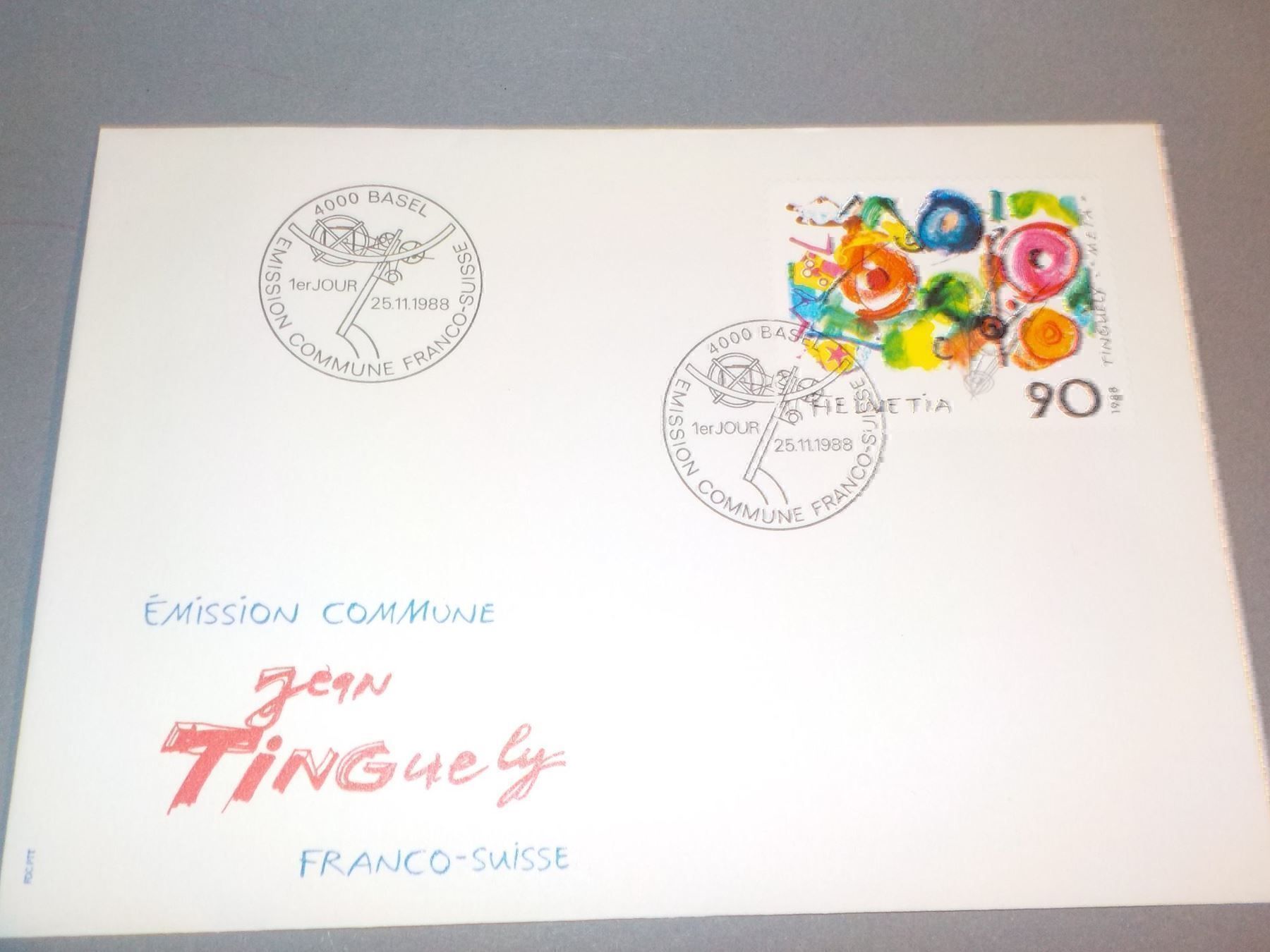 Alle Briefmarken: 1988, FDC,Sondermarke,Gemeinschaftsausg. – Neu (gemäss Beschreibung) aus Muri b. Bern von Ricardoverkauf