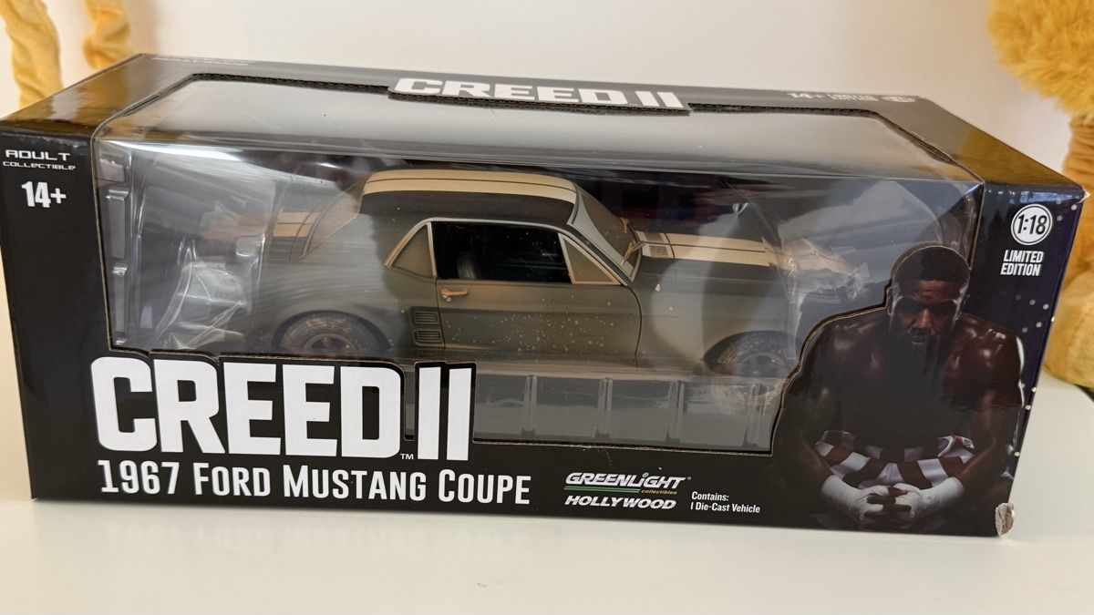 Greenlight Modellautos: Greenlight 1967 Ford Mustang Coupe - Creed II, 1:18 – Gebraucht aus Basel von Zomeg